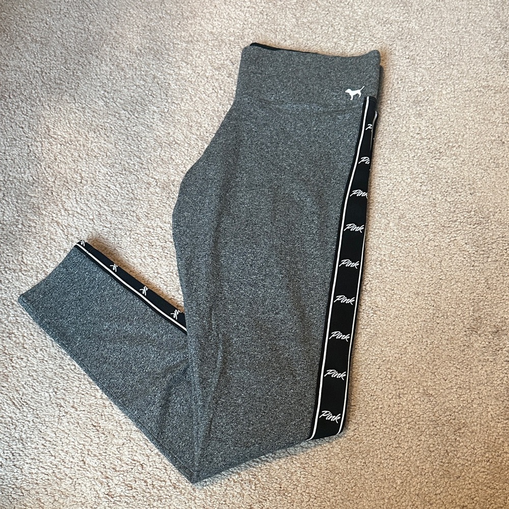 PINK Victoria's Secret Grey Yoga Leggings